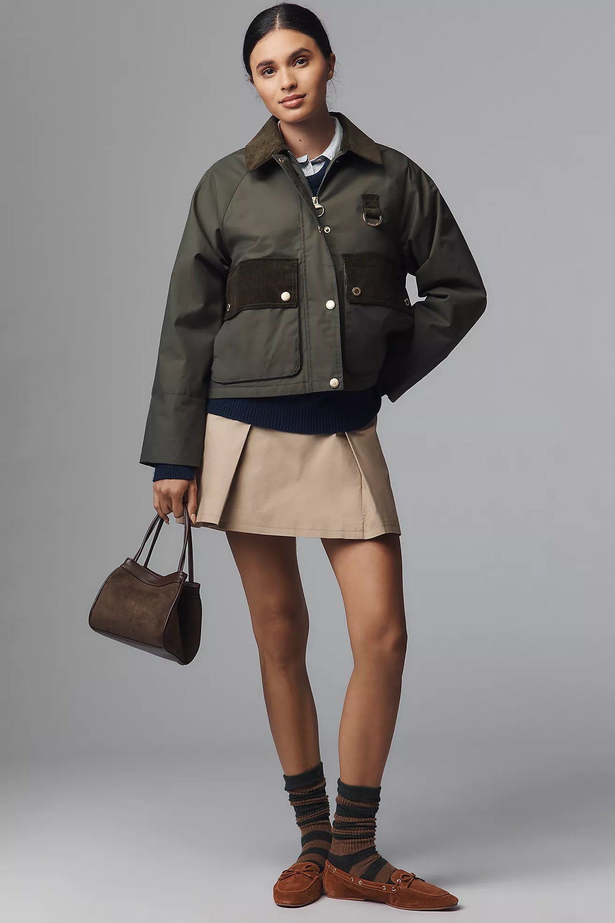 Barbour Phoebe Jacket in Olive