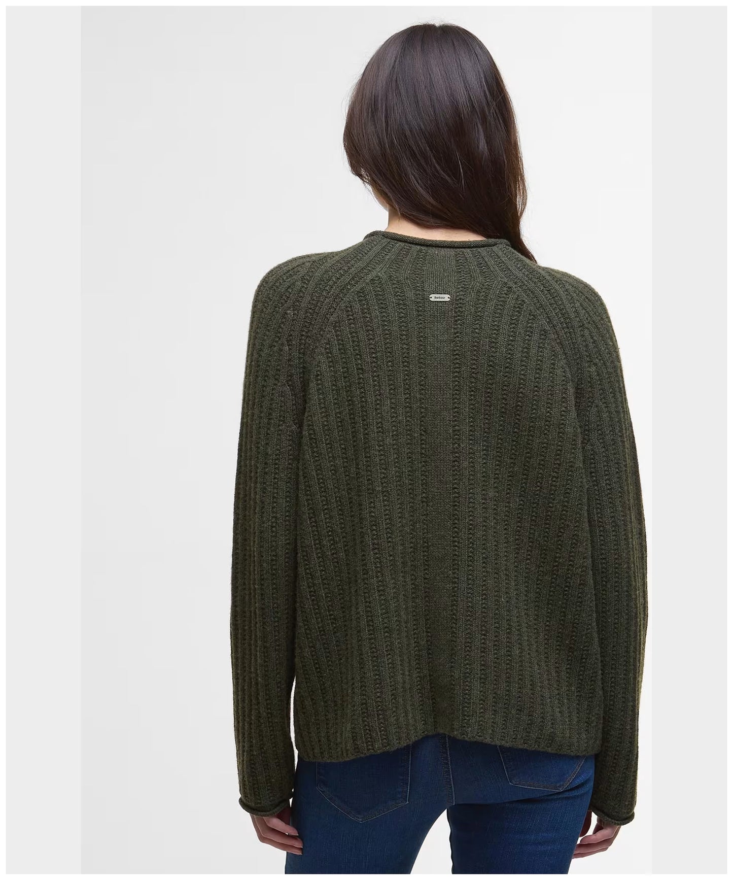 Barbour Bamburgh Knitted Jumper - Olive