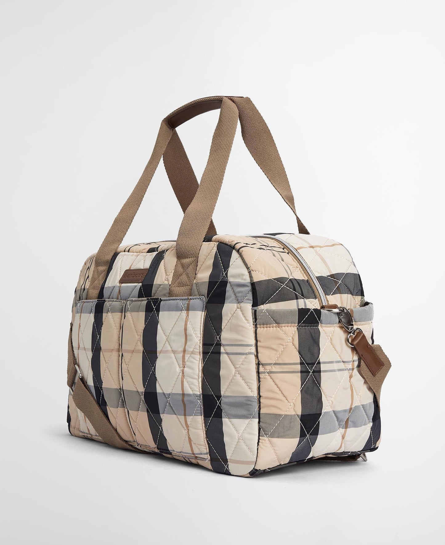 Barbour Wetheram Quilted Holdall Bag - Safari Tartan