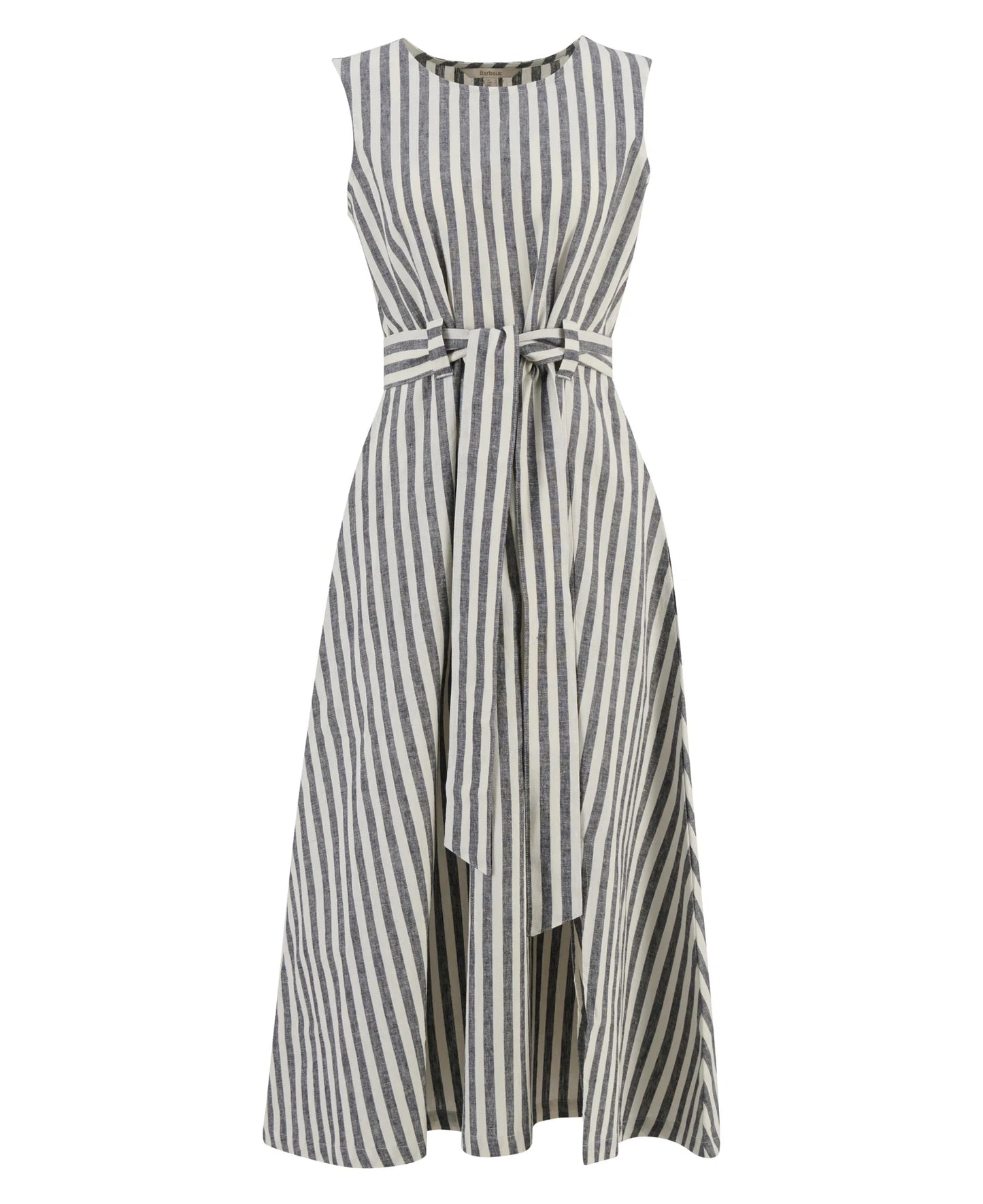 Barbour Inez Striped Midi Dress - Navy