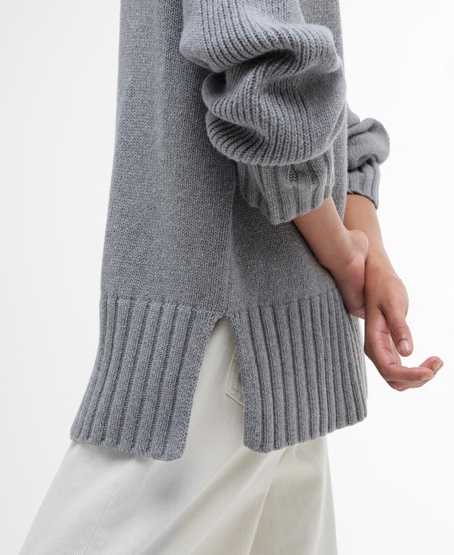 Barbour Josephine Knitted Jumper - Grey