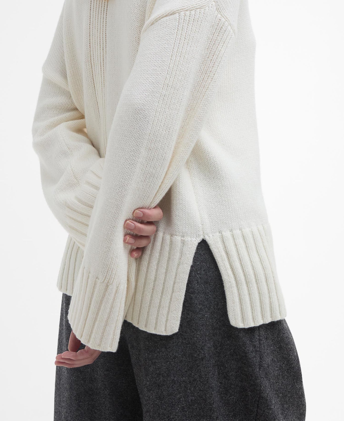 Barbour Josephine Knitted Jumper - Cloud