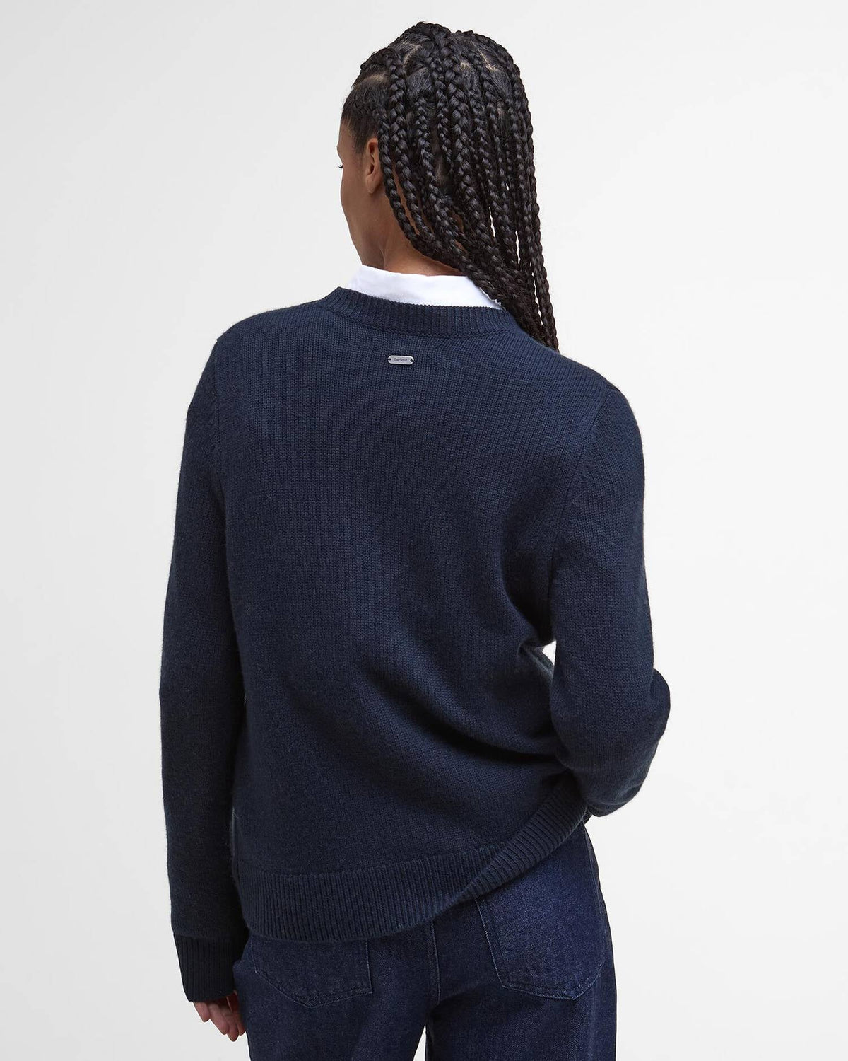 Barbour Woodhouse Knitted Jumper - Navy