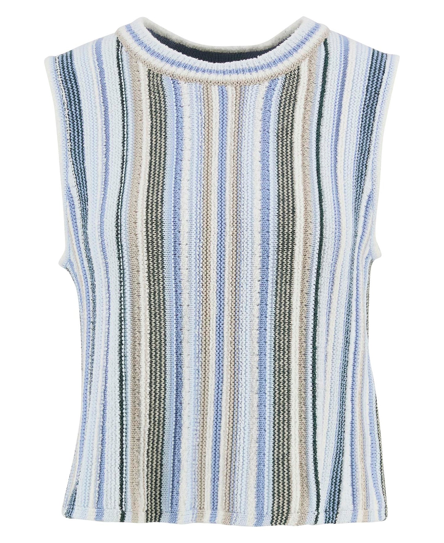 Barbour Josie Knitted Top - Multi Blue
