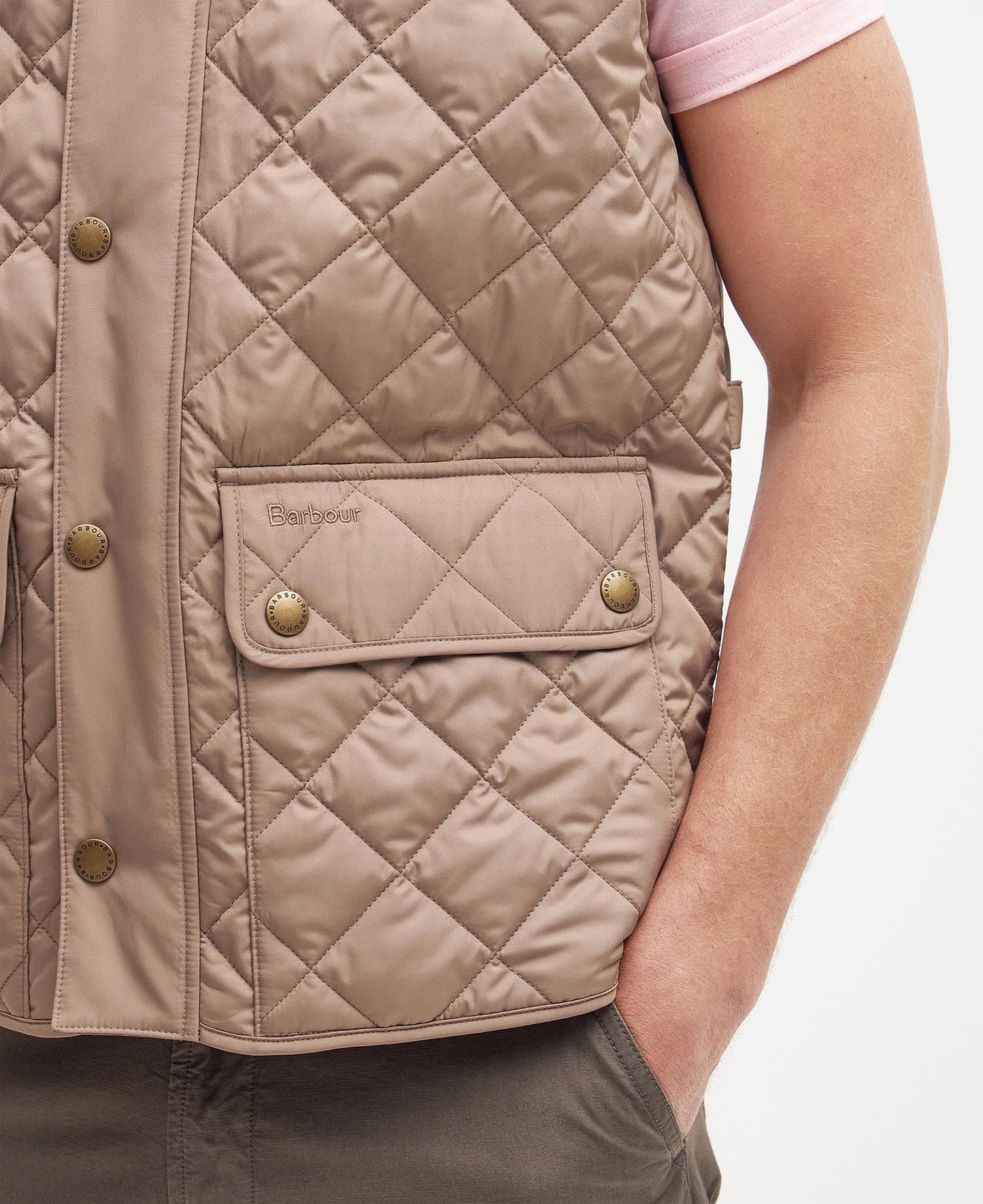 Barbour New Lowerdale Gilet - Timberwolf