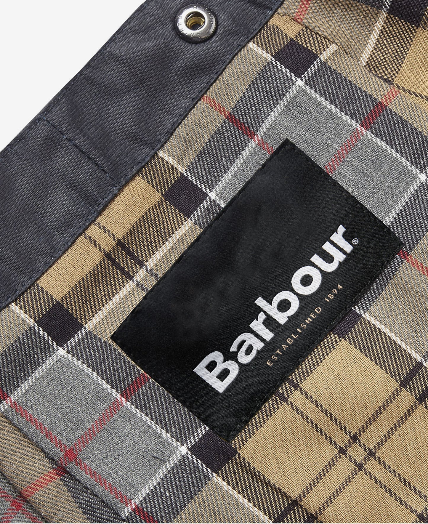 Barbour wax cotton hood - Navy
