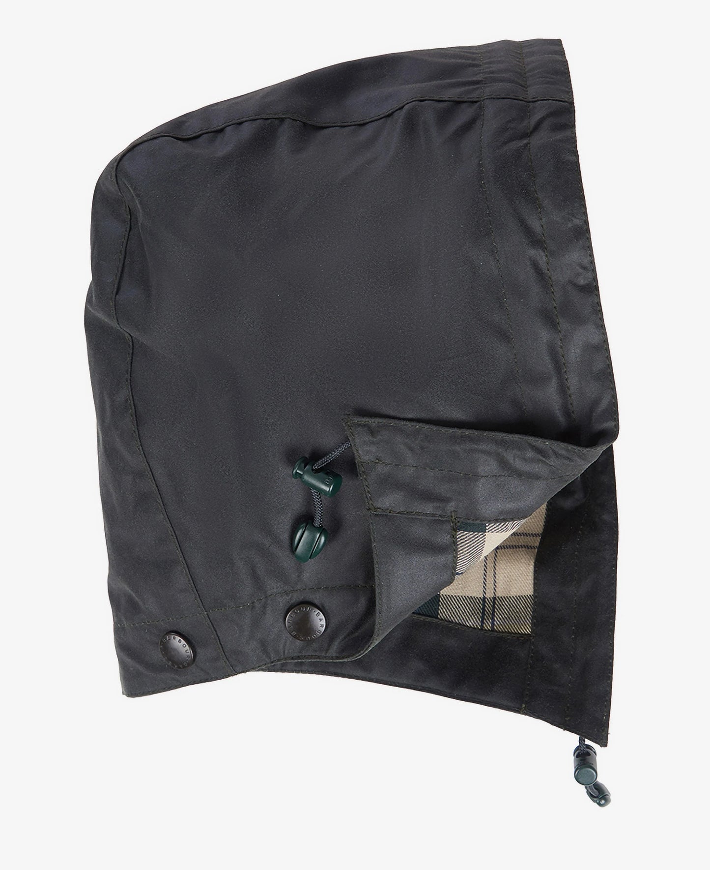 Barbour wax cotton hood - Sage