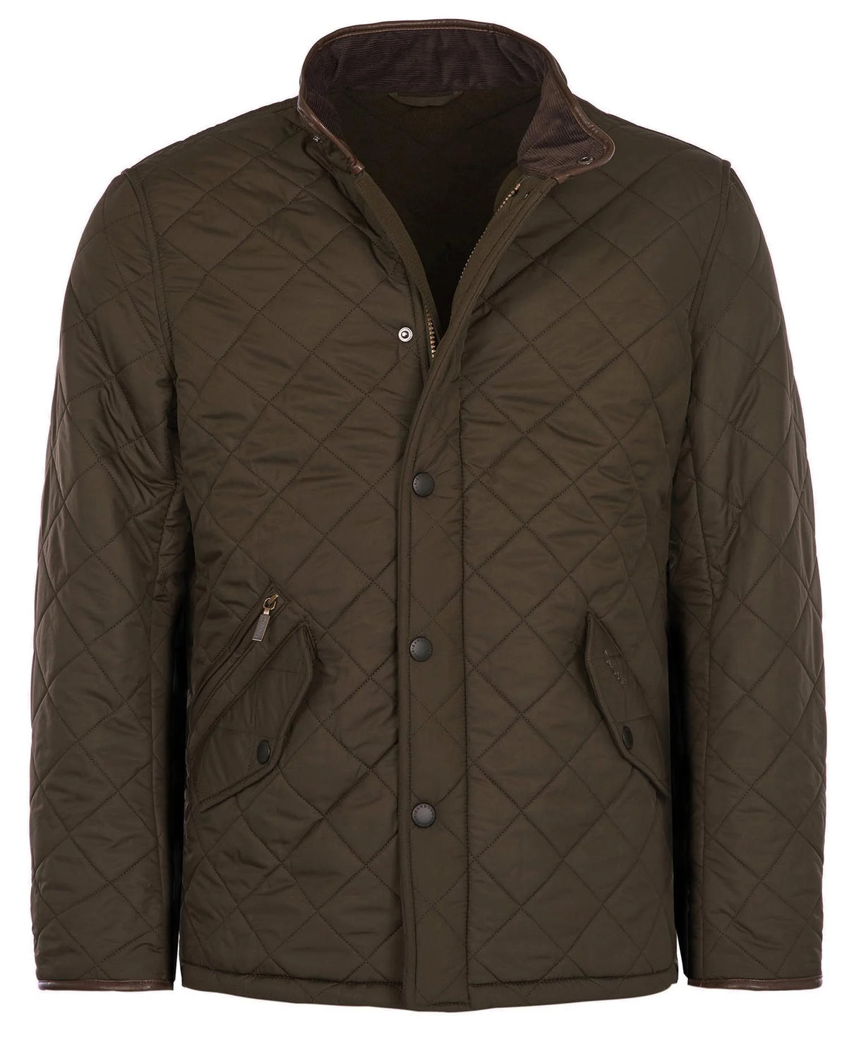 Barbour Powell Quilted Jacket in Olive
