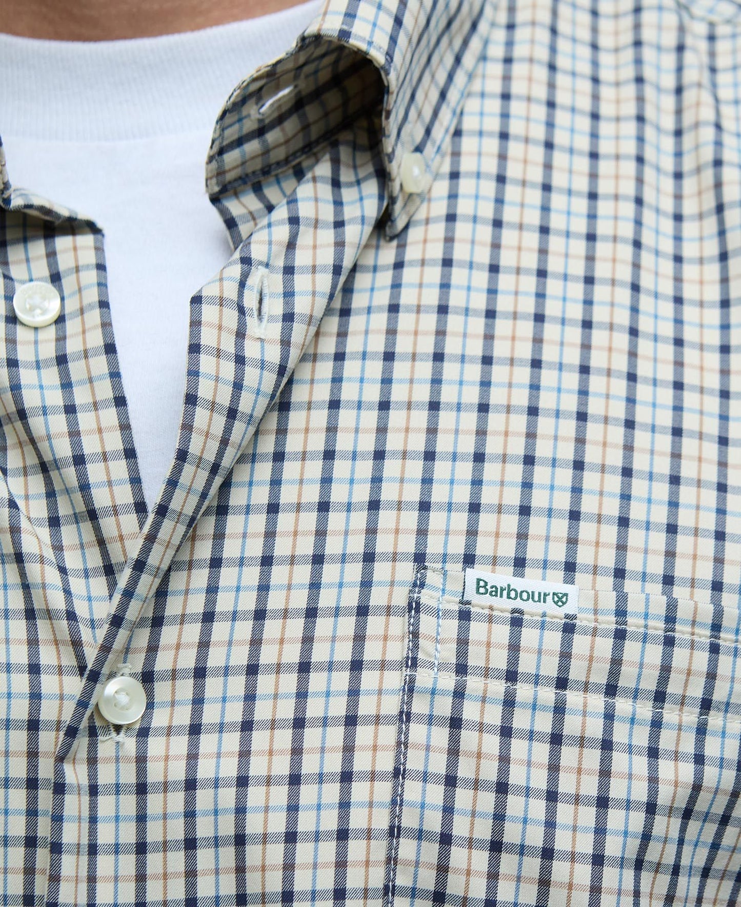 Barbour Teesdale Performance Shirt - Stone