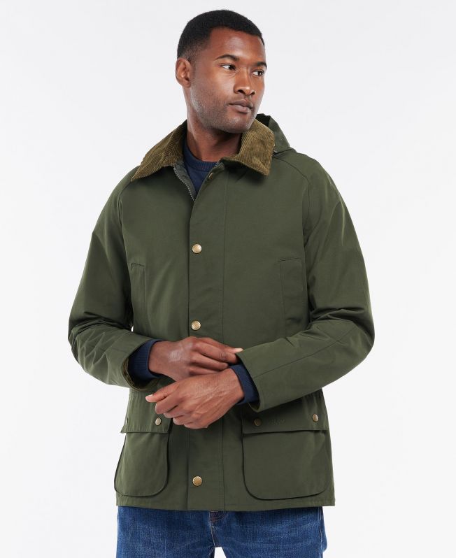 Barbour Winter Ashby Waterproof Jacket in Olive