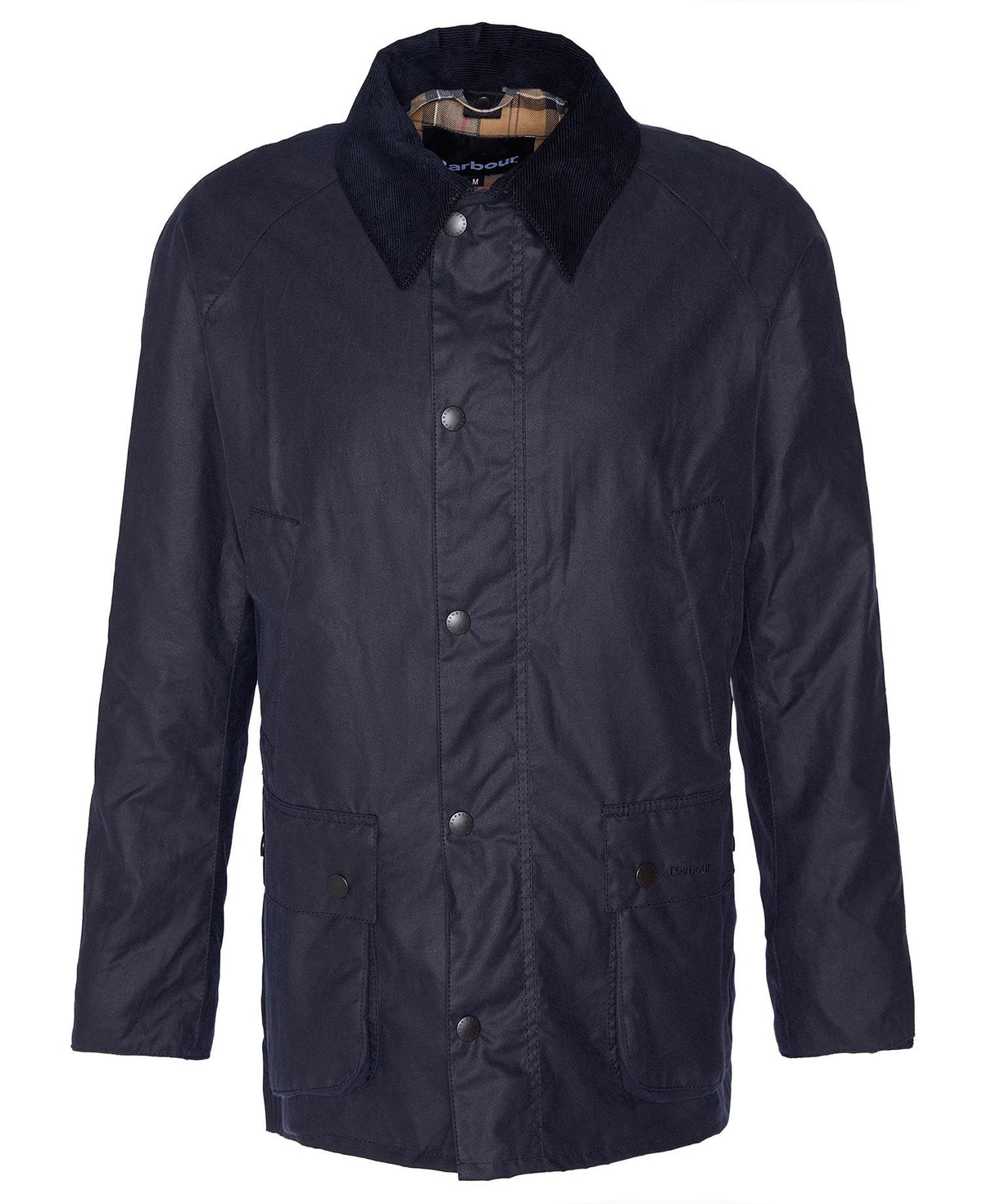 Barbour Ashby Waxed Jacket in Classic Navy