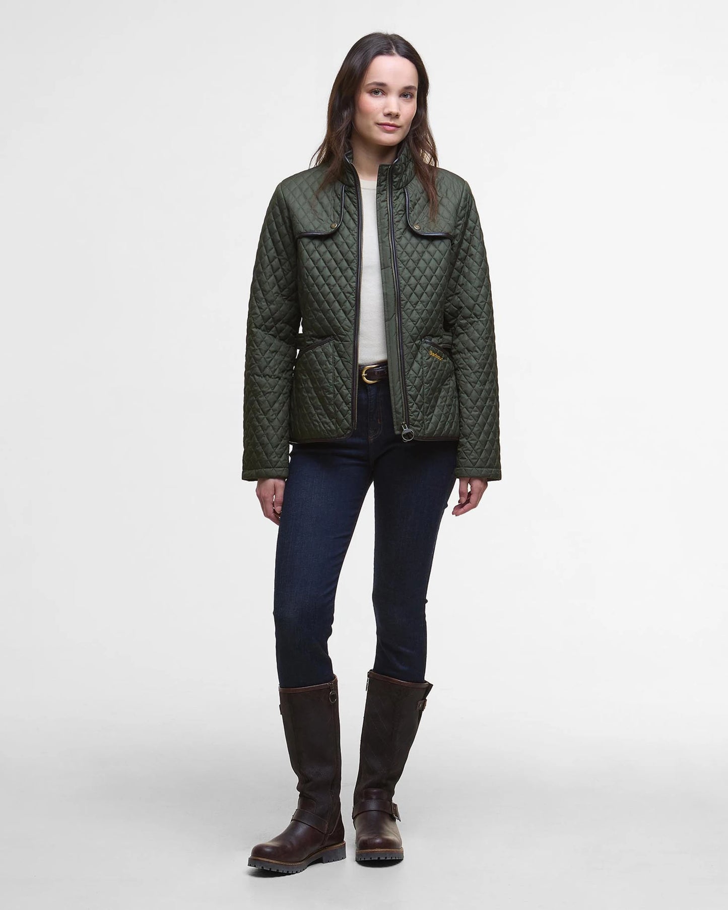 Barbour Dahlia Quilted Jacket - Olive