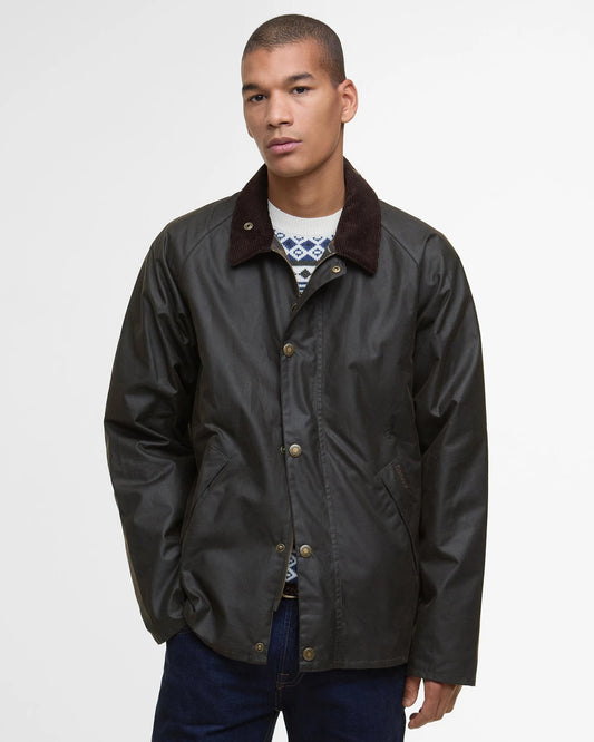 Barbour Tracker Wax - Olive