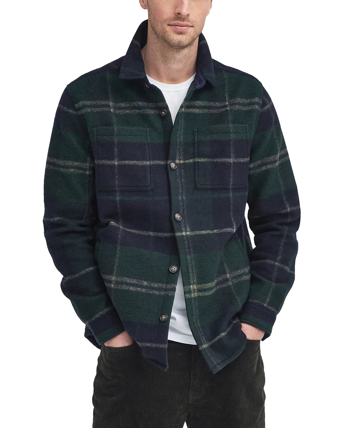 Barbour Chapter Check Overshirt - Green Lock Tartan