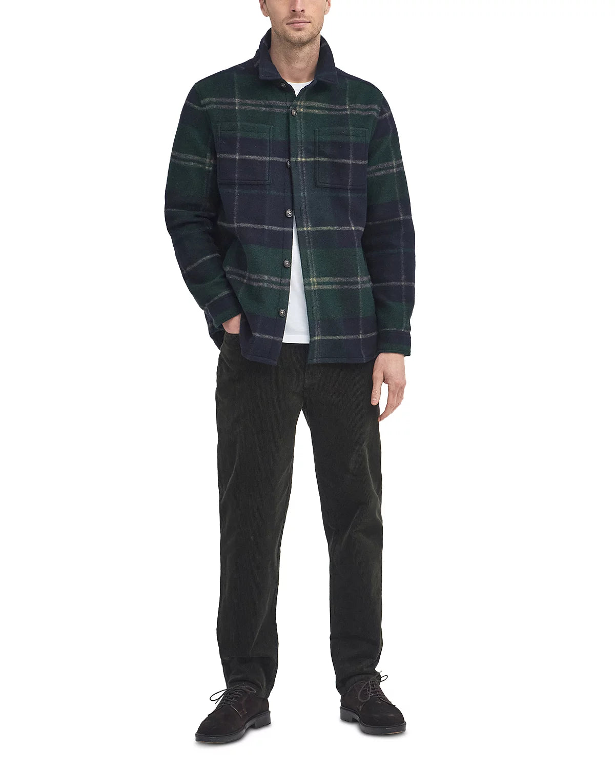 Barbour Chapter Check Overshirt - Green Lock Tartan
