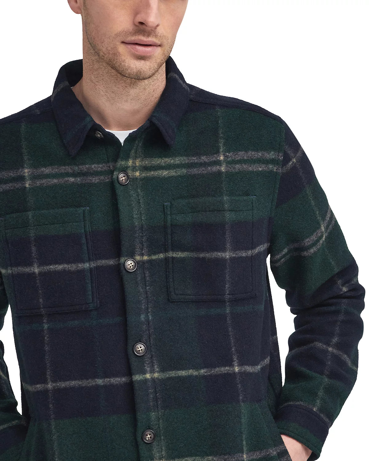Barbour Chapter Check Overshirt - Green Lock Tartan