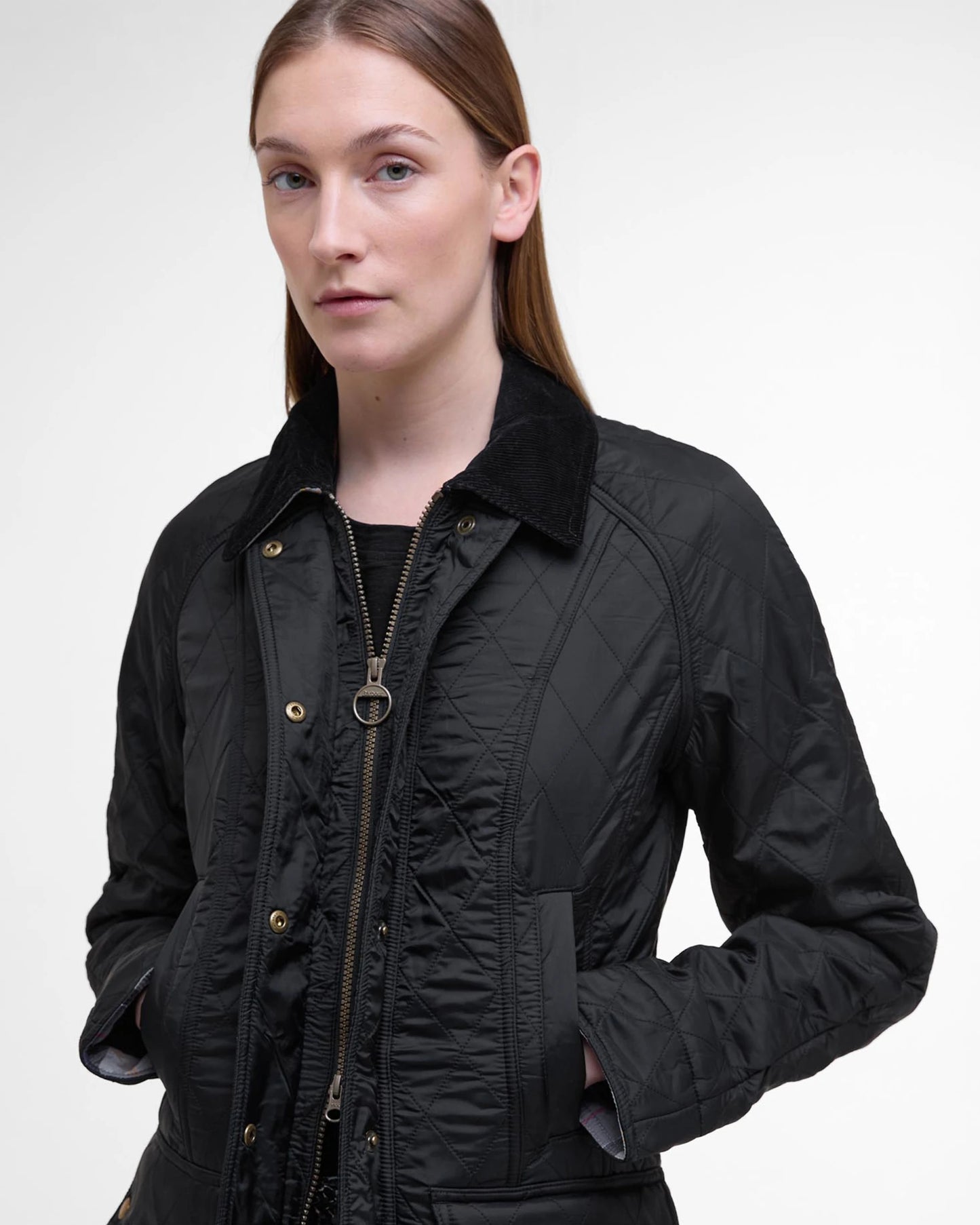 Barbour Beadnell Polorquilt - Black