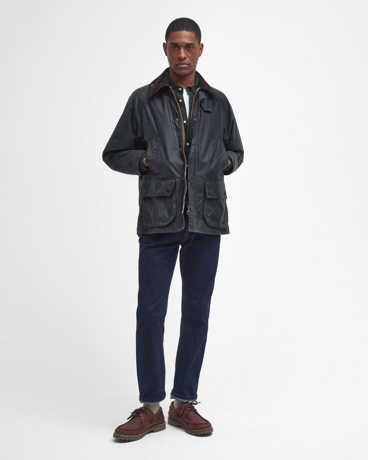 Barbour Bedale® Waxed Jacket in Sage