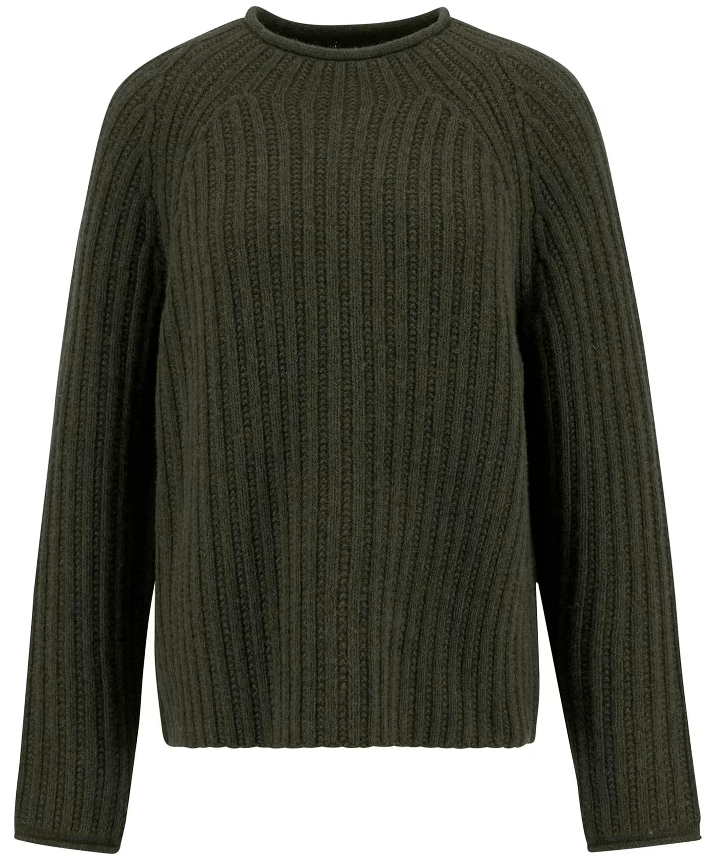 Barbour Bamburgh Knitted Jumper - Olive