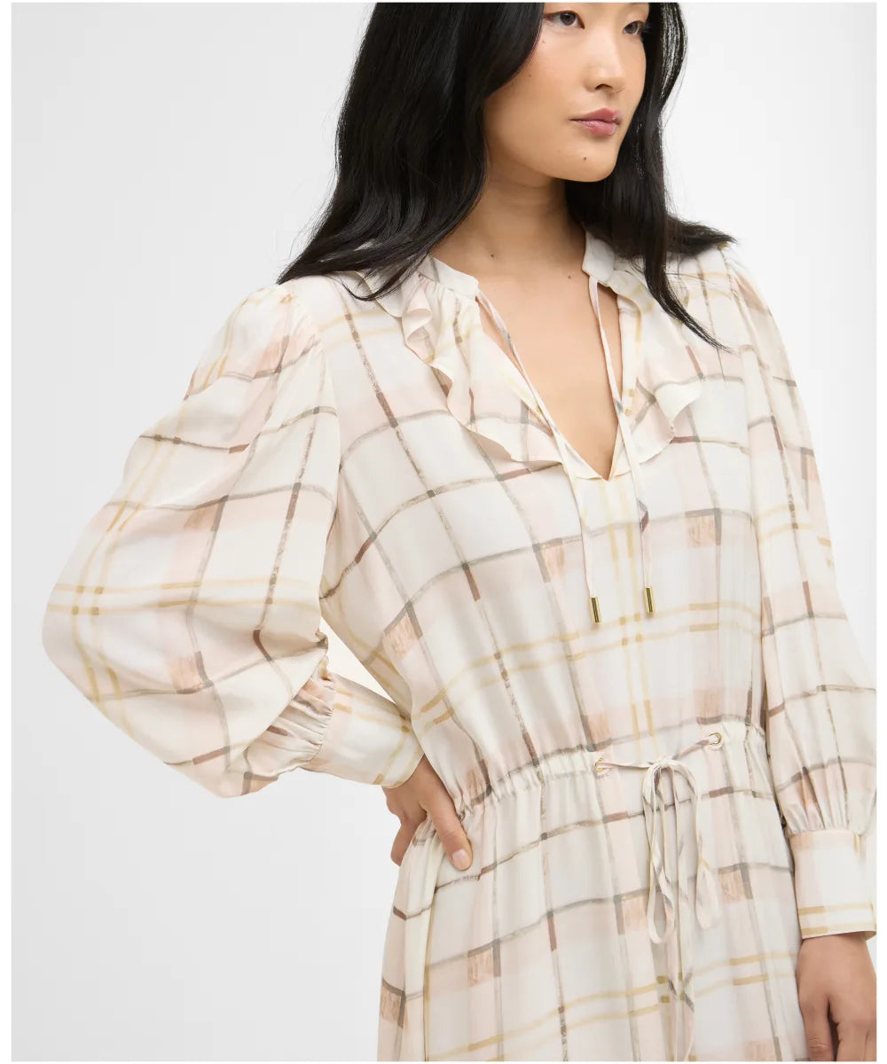 Barbour Asker Midi Dress - Silver Peony