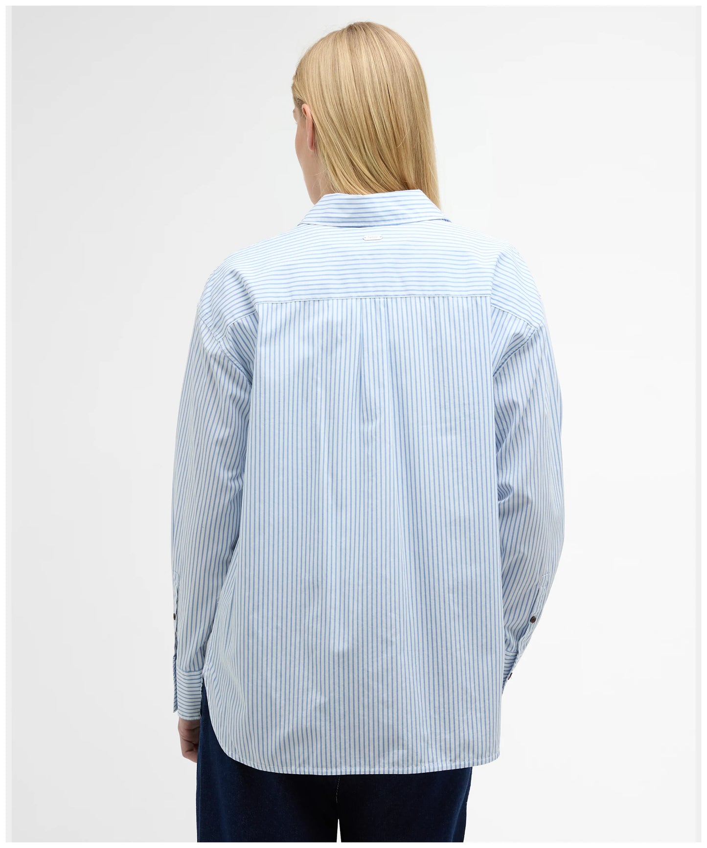 Barbour Polly Striped Shirt - Chambray Stripe