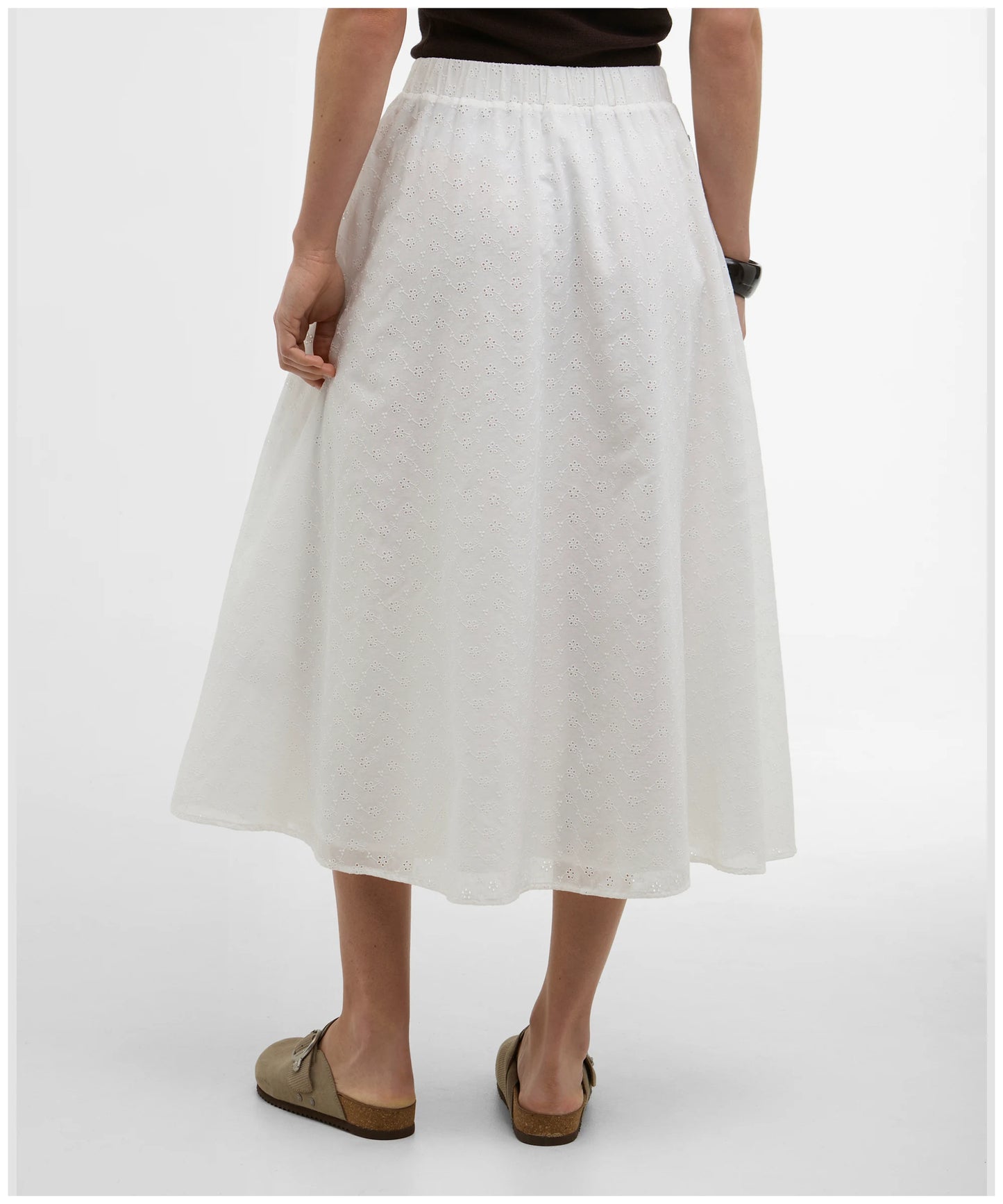 Barbour Melody Midi Skirt - White