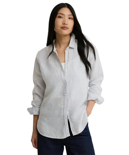 Barbour Marine Shirt - Chambray Stripe