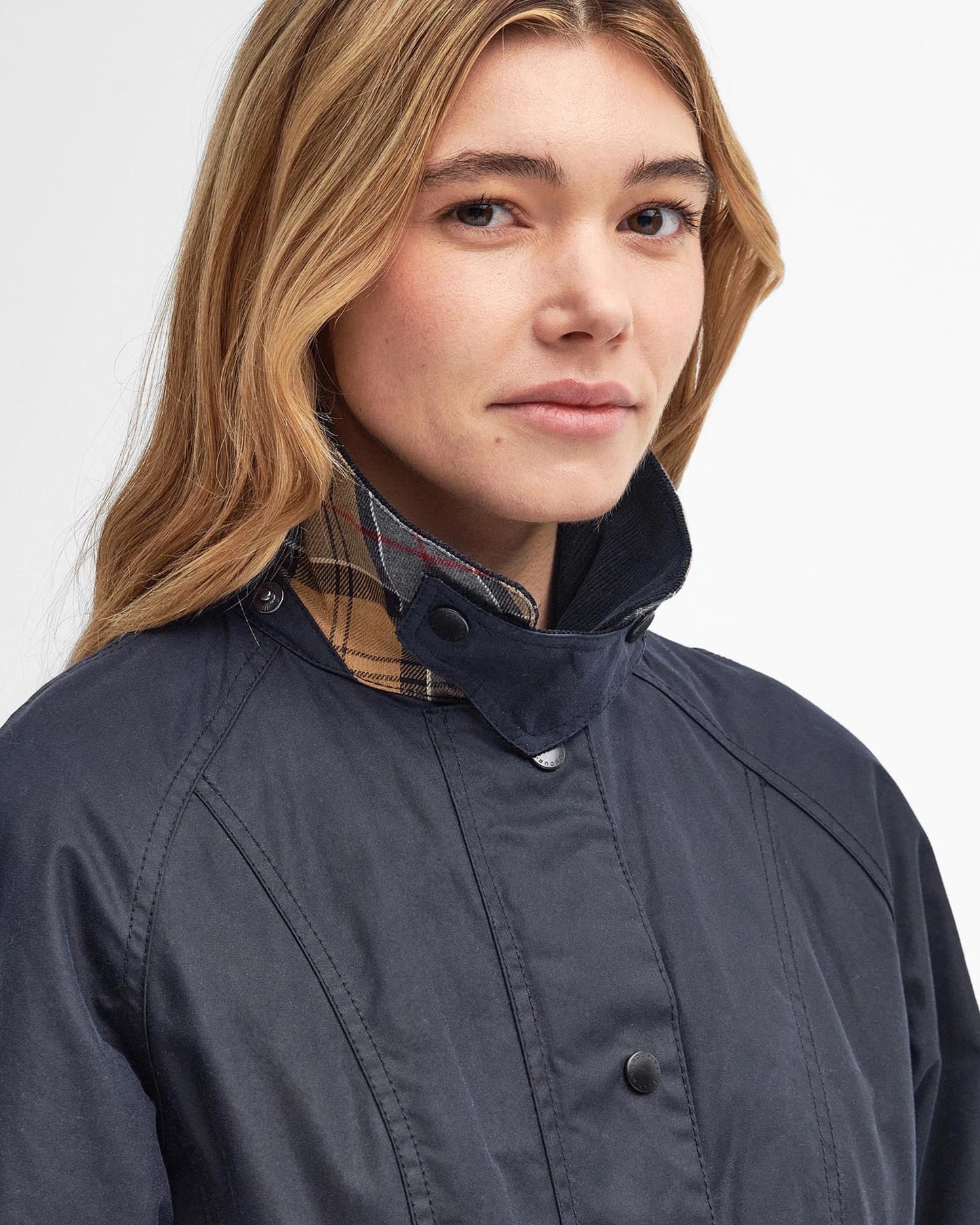 Barbour Beadnell wax Jacket - Navy