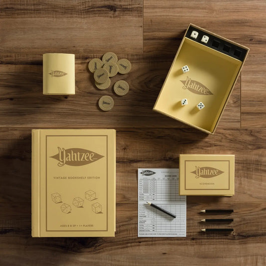 Vintage Bookshelf Game - Yahtzee