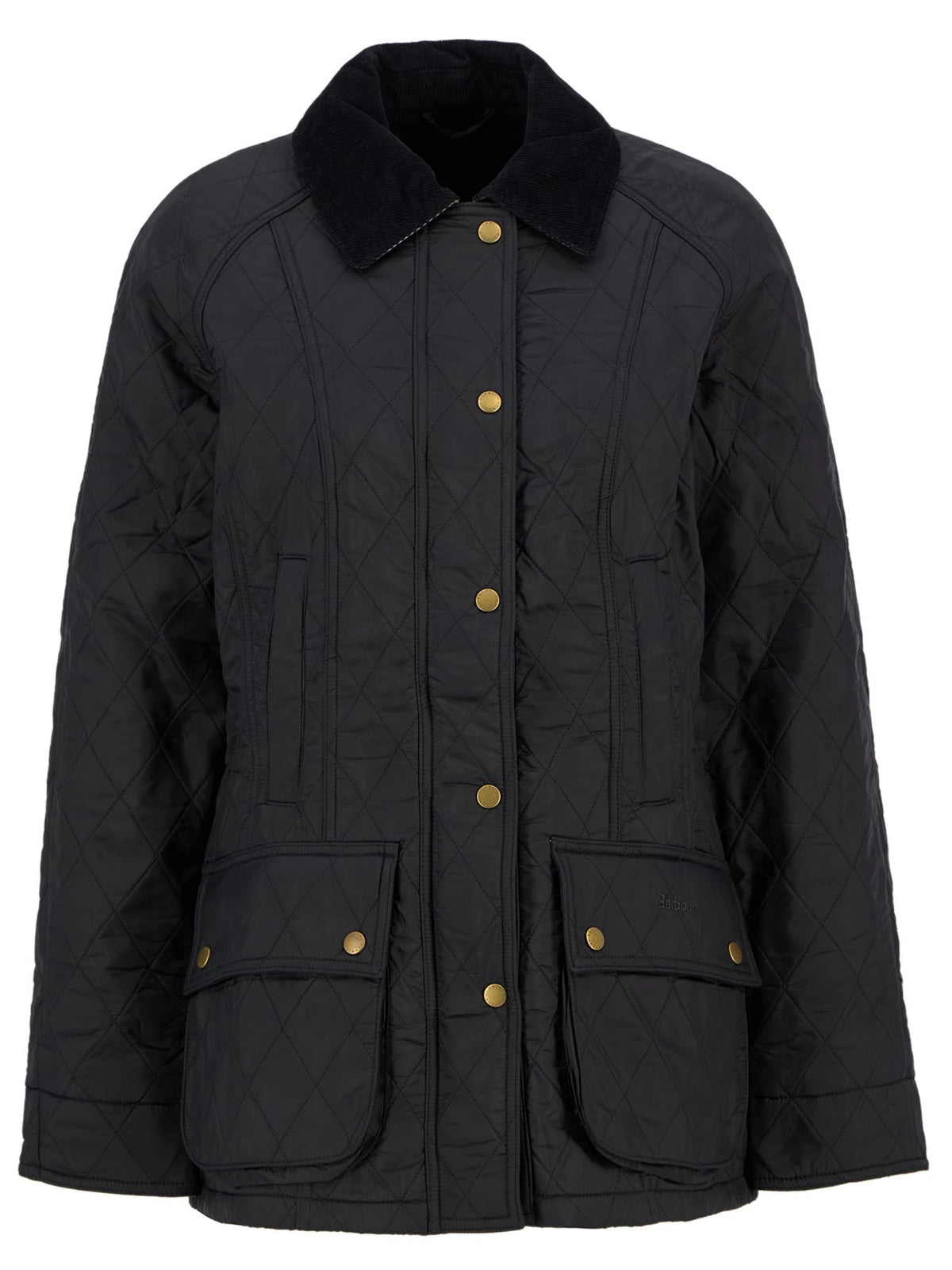 Barbour Beadnell Polarquilt Jacket in Black-Black
