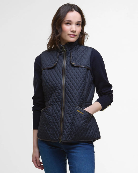 Barbour Dahlia Quilted Gilet - Navy