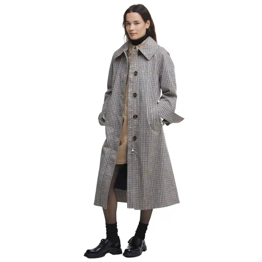 Barbour Beatrice Check Showerproof Trench