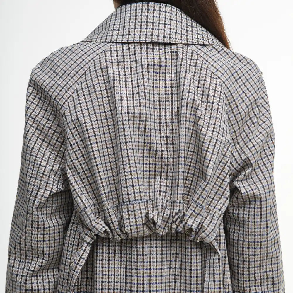 Barbour Beatrice Check Showerproof Trench