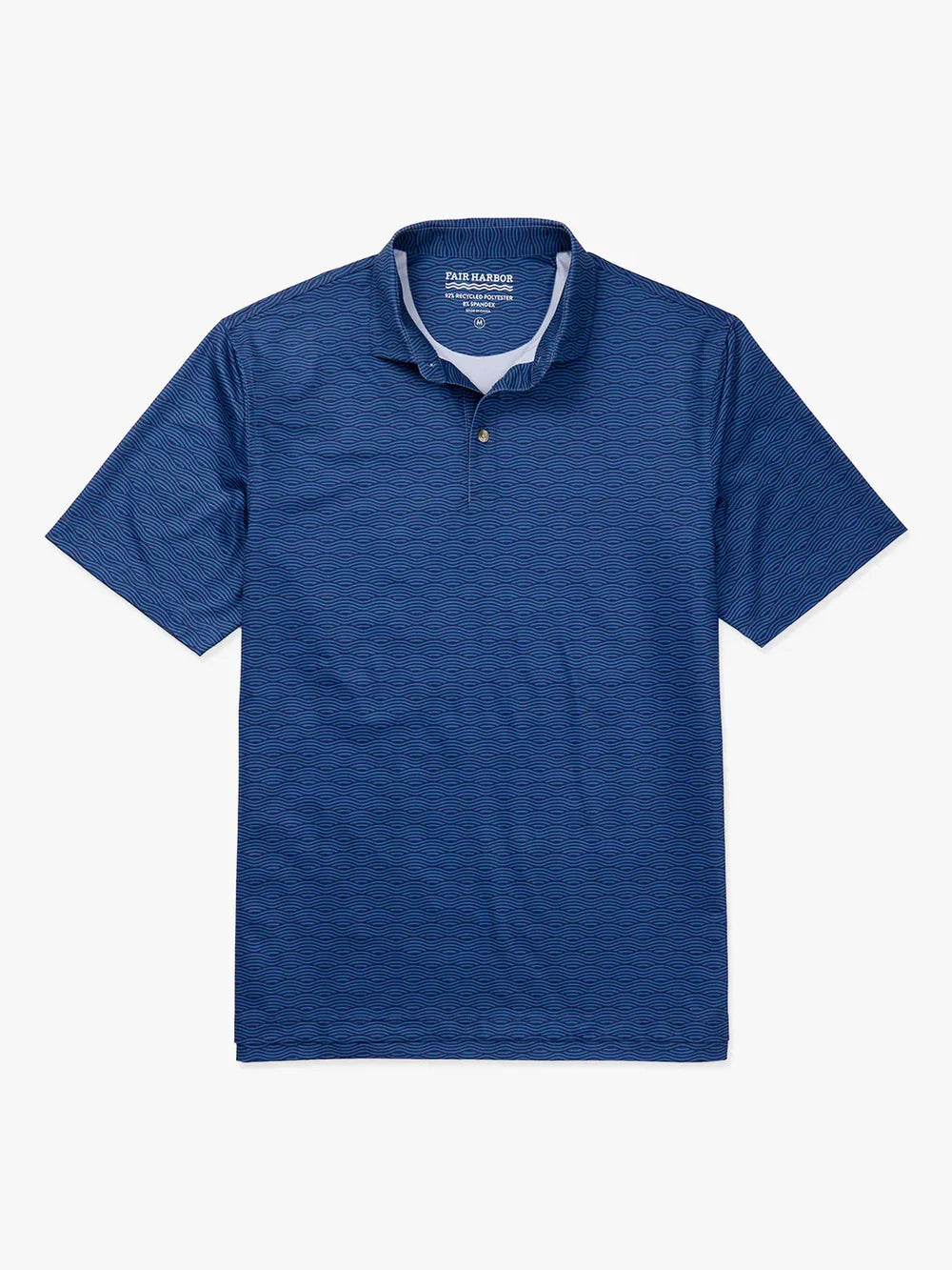 Men's Fair Harbor Compass Polo - Blue Waves