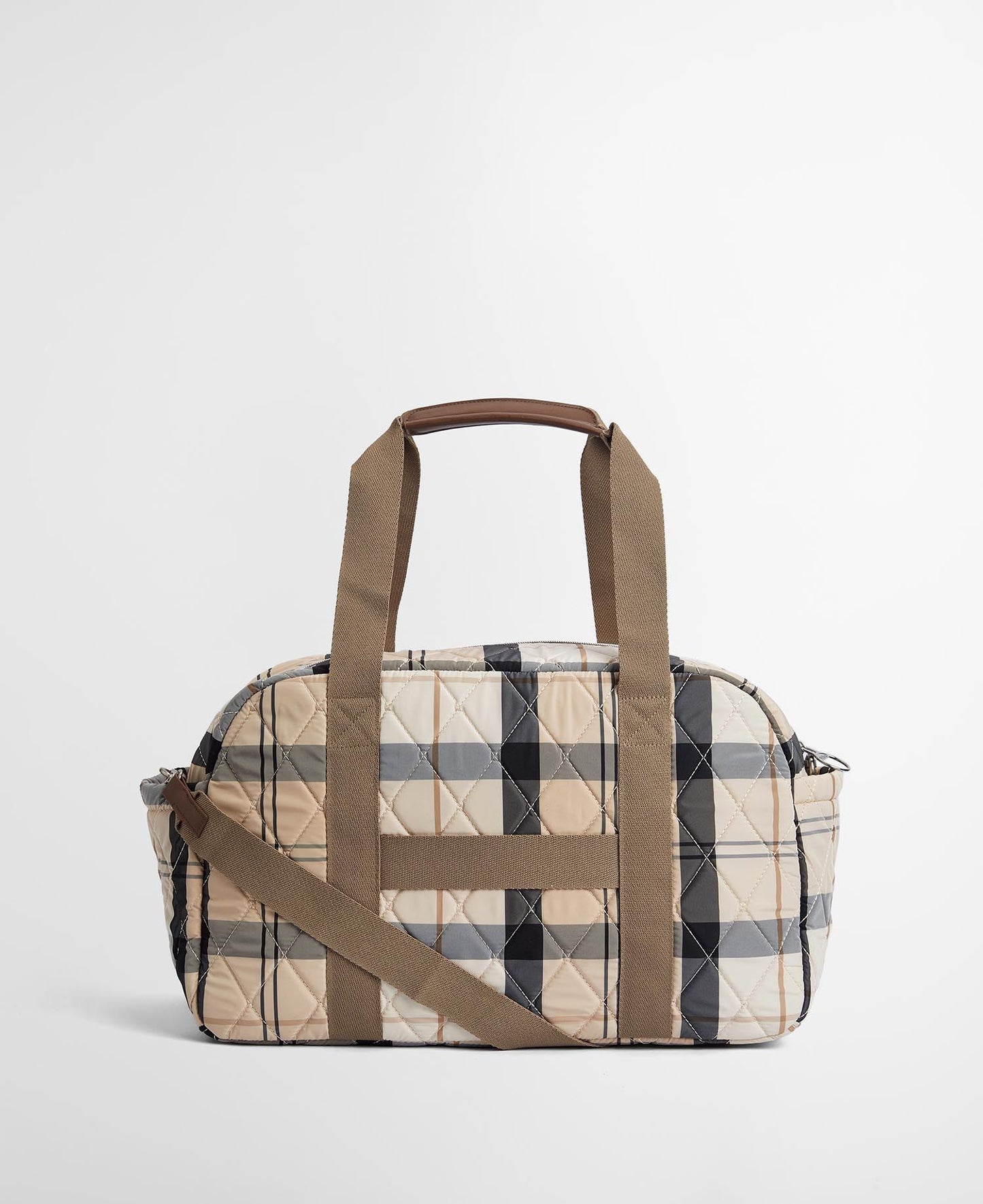 Barbour Wetheram Quilted Holdall Bag - Safari Tartan