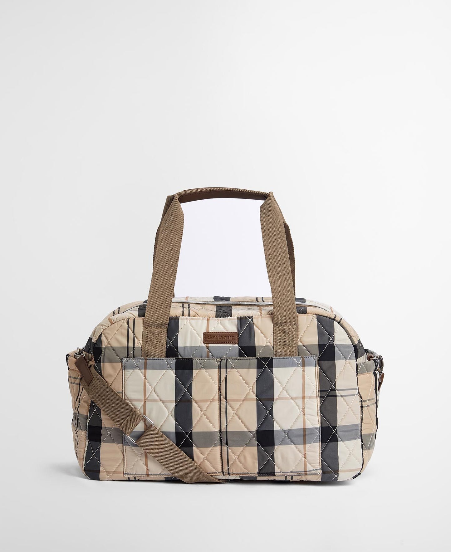 Barbour Wetheram Quilted Holdall Bag - Safari Tartan