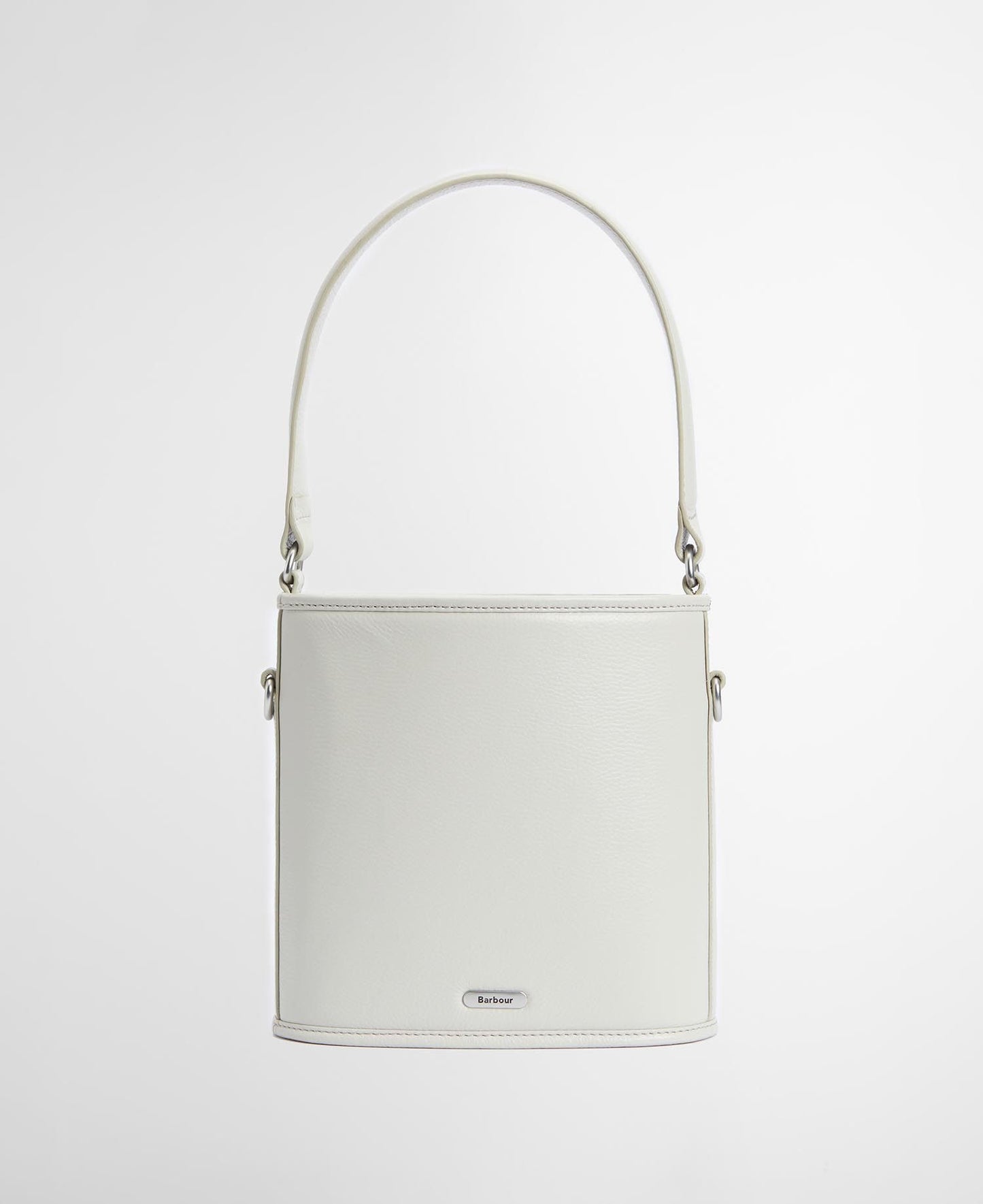 Barbour Laire Leather Bucket Bag - Light Sand