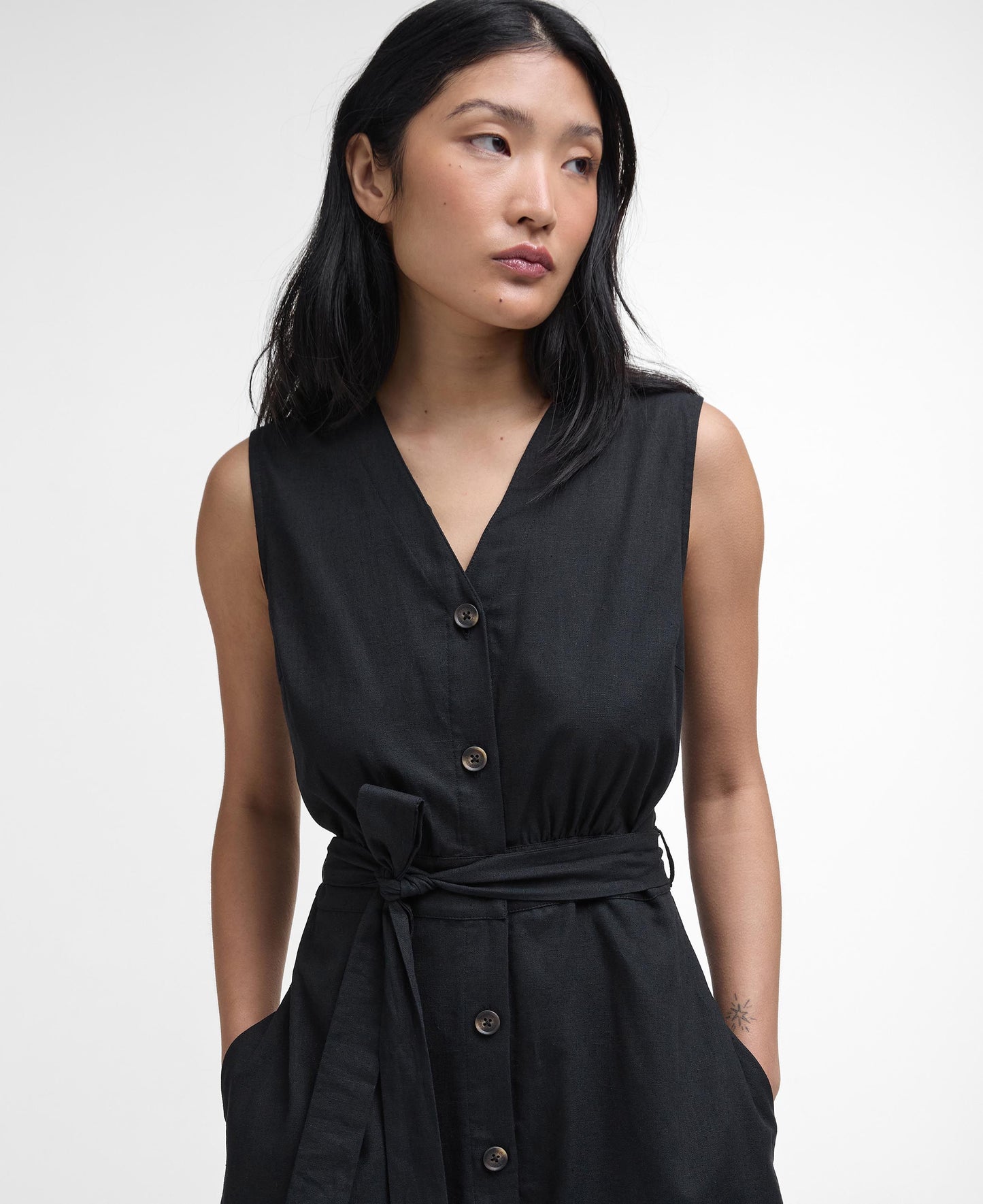 Elsie Midi Dress - Black