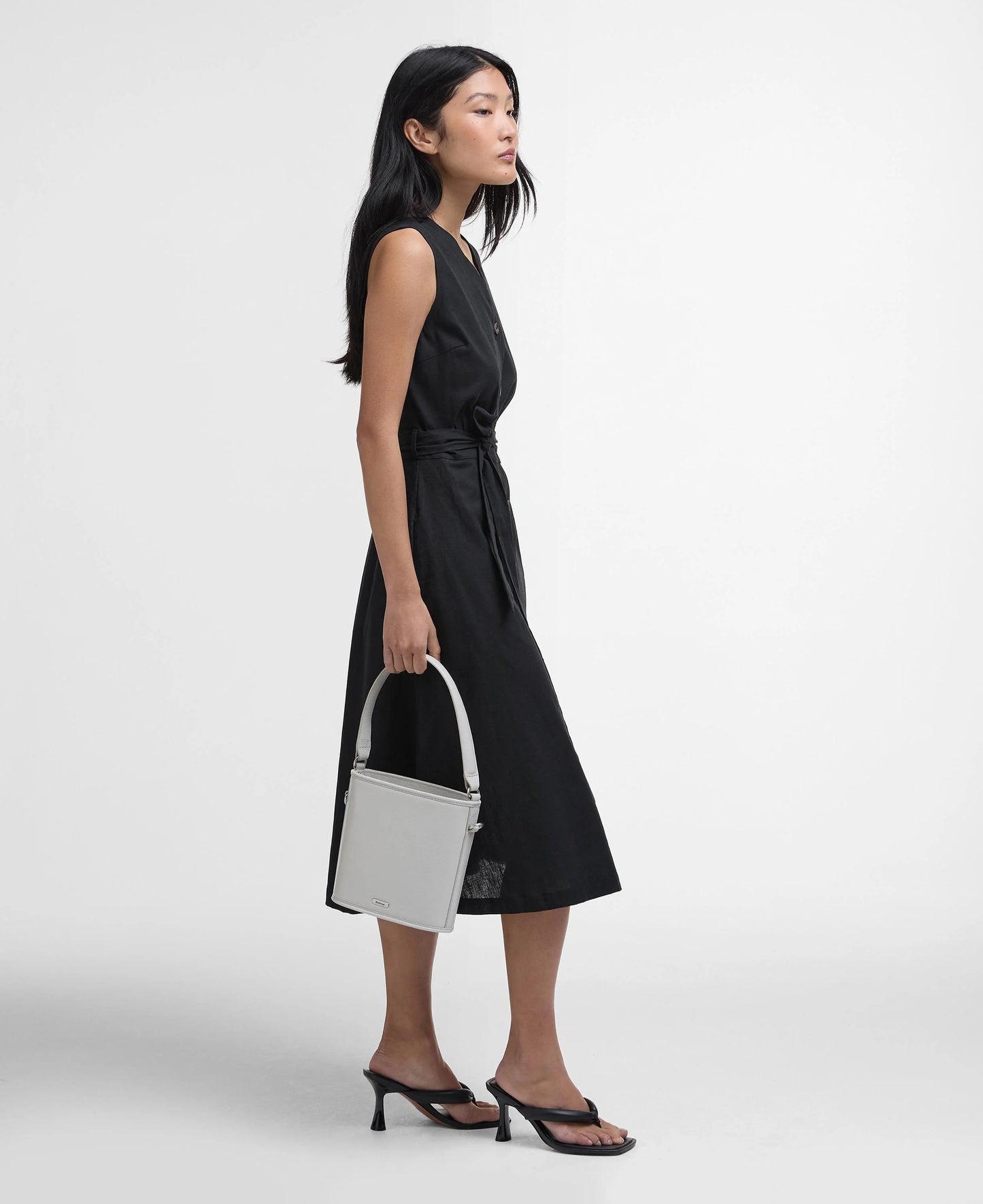 Elsie Midi Dress - Black