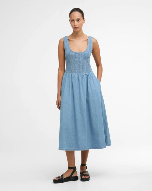 Barbour Josie Midi Dress - Chambray
