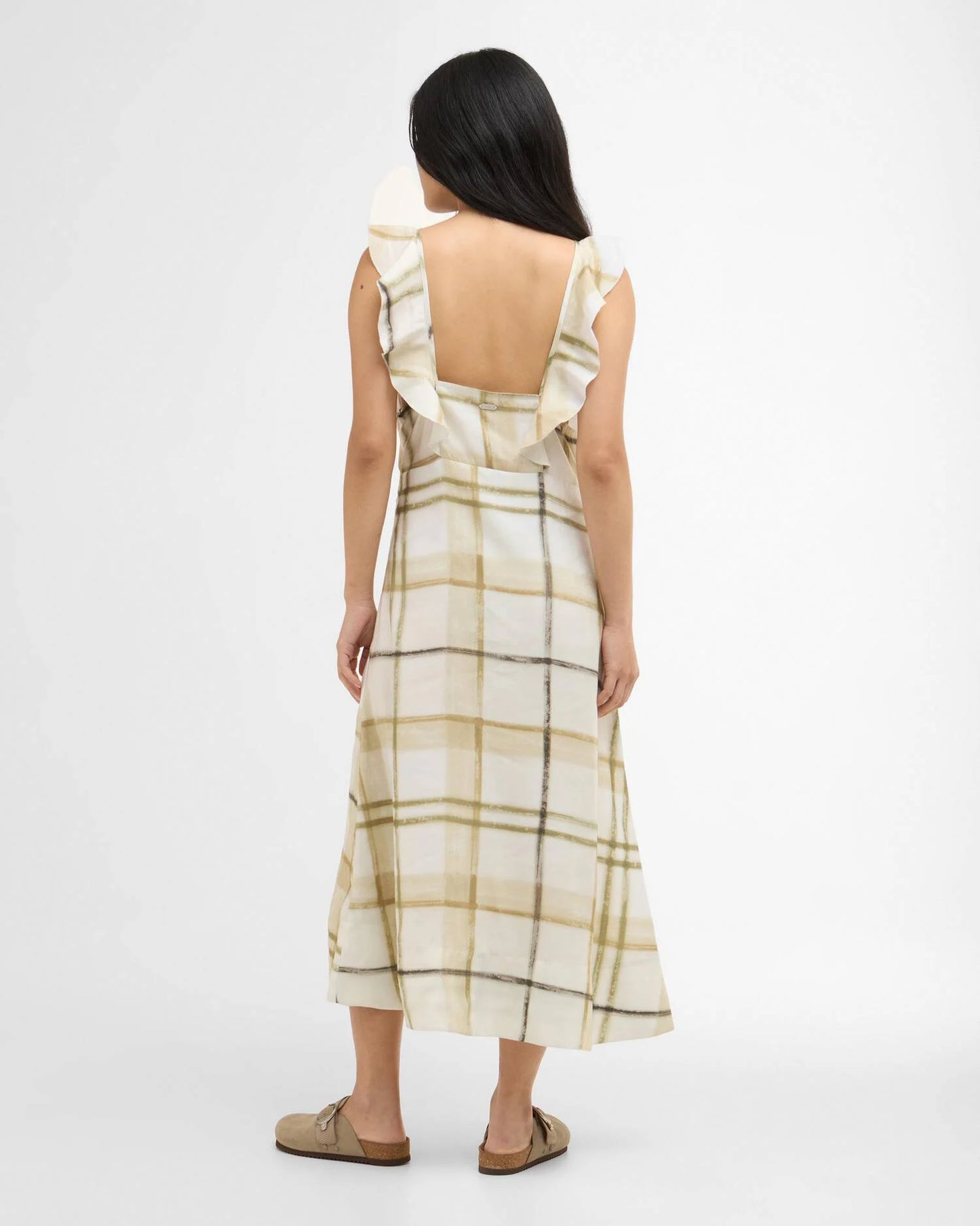 Barbour Gianna Midi Dress - Jasmine Painted Check