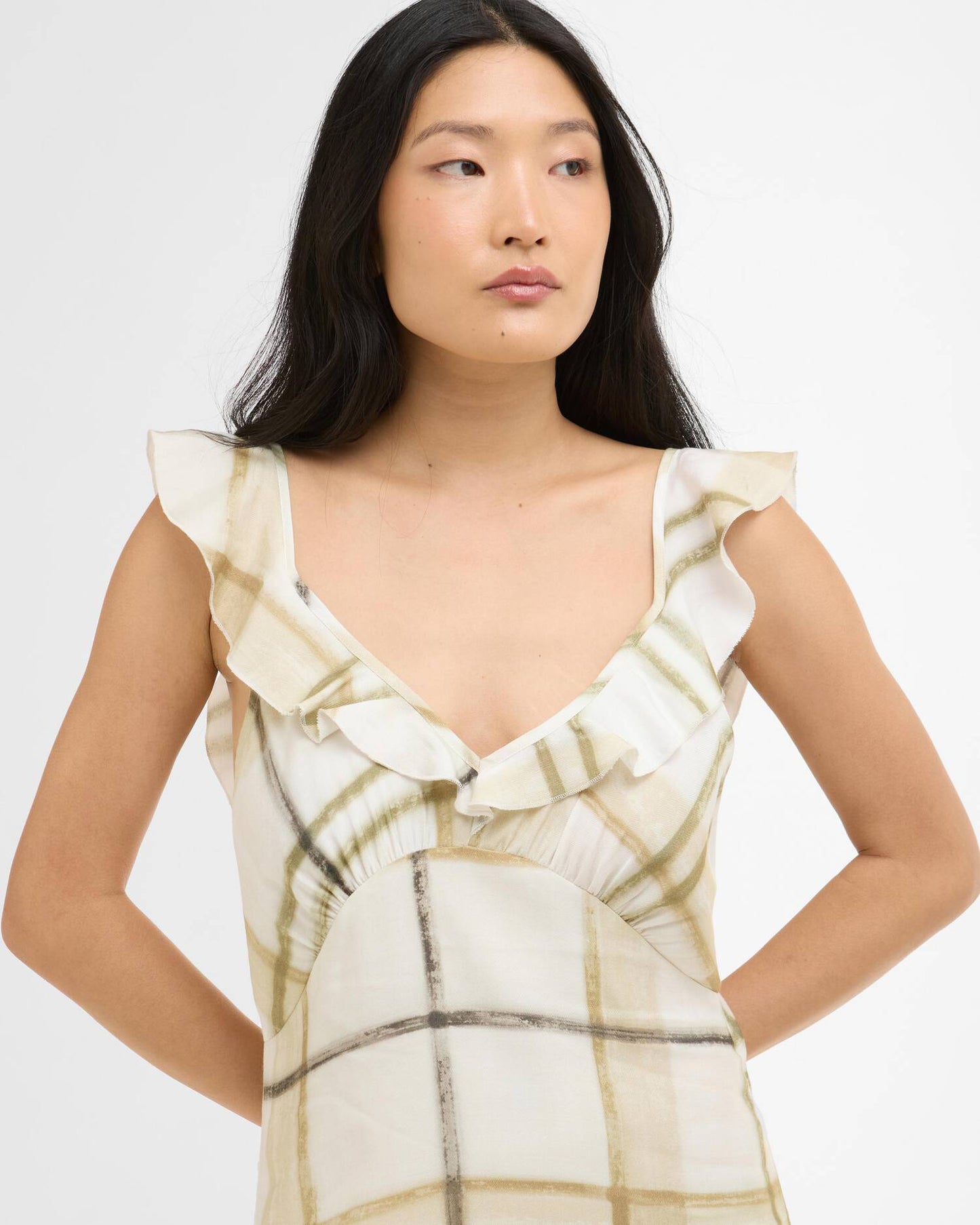 Barbour Gianna Midi Dress - Jasmine Painted Check