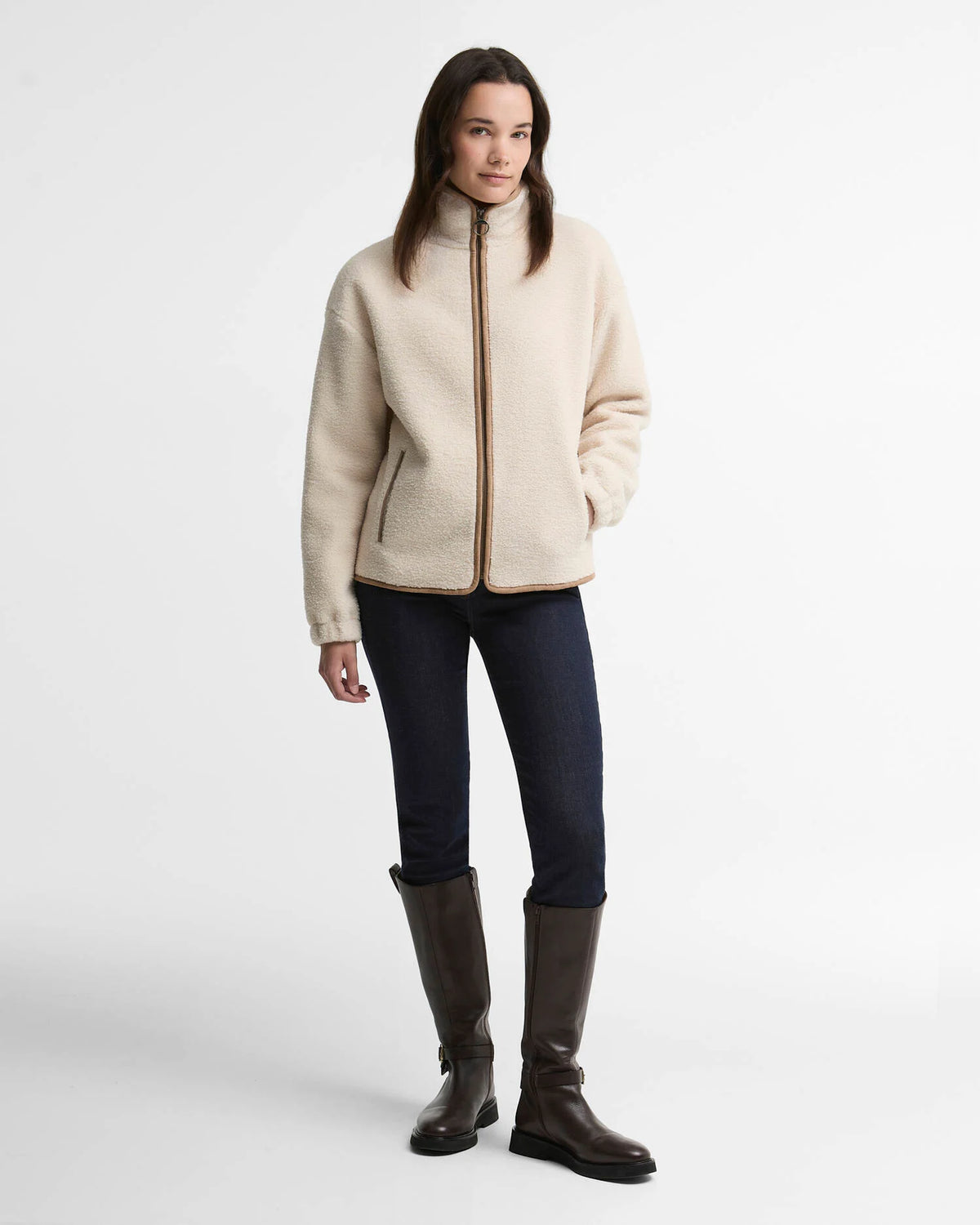 Barbour Homeswood Fleece in Birch