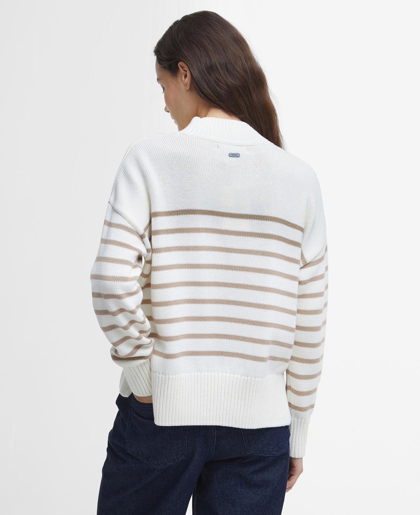Barbour Shelly Knit - Cloud/Camel