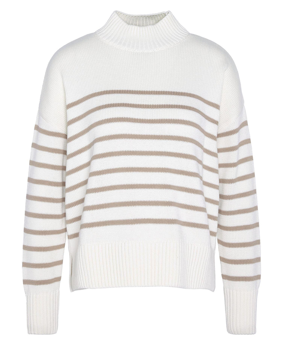 Barbour Shelly Knit in Cloud/Camel