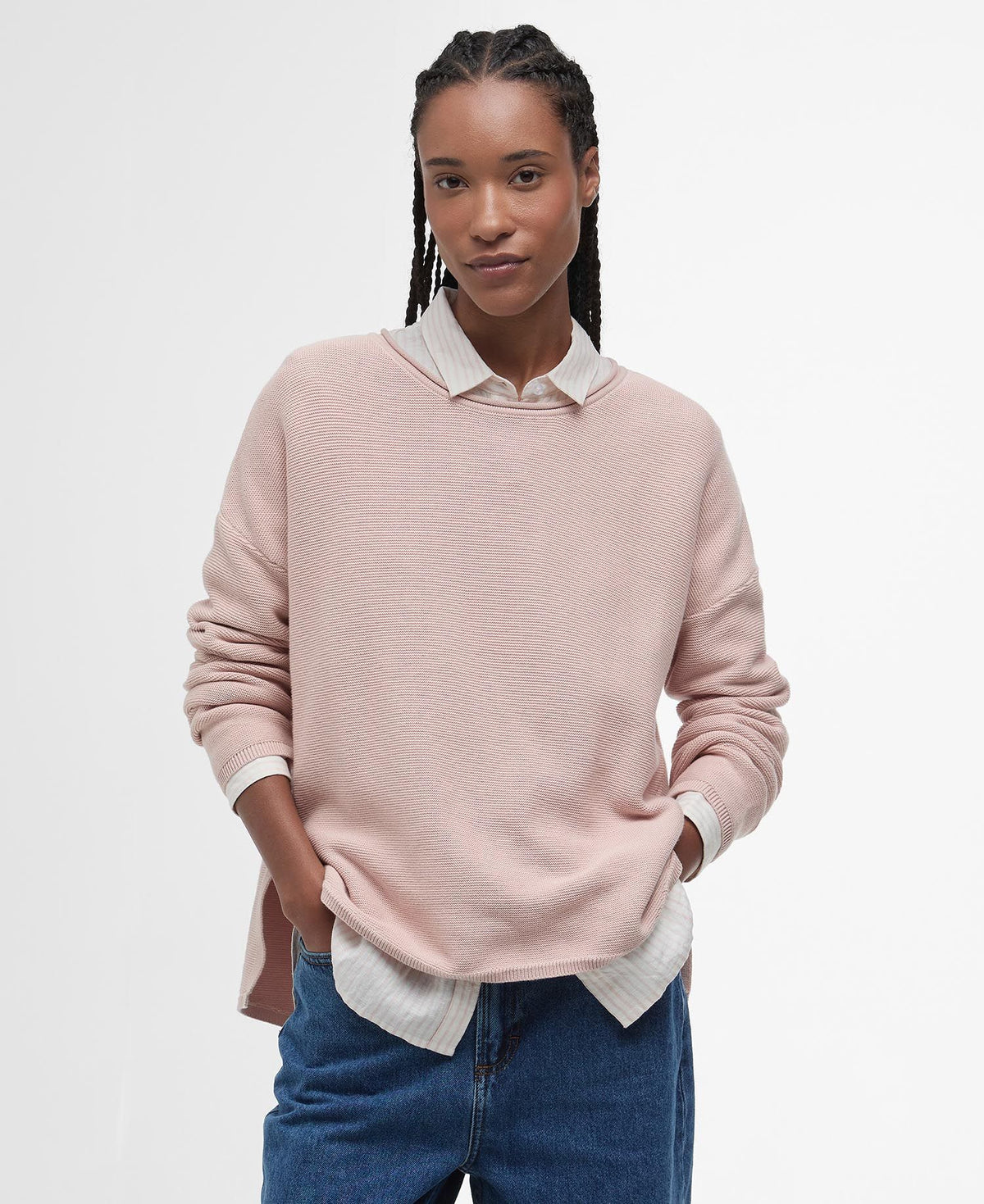 Barbour Marine Knit in Primrose Pink