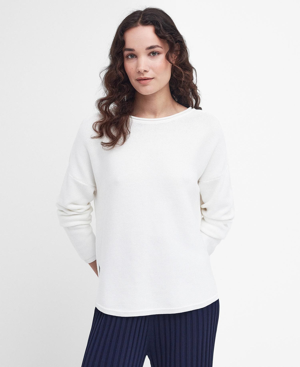 Barbour Marine Knit in Cloud