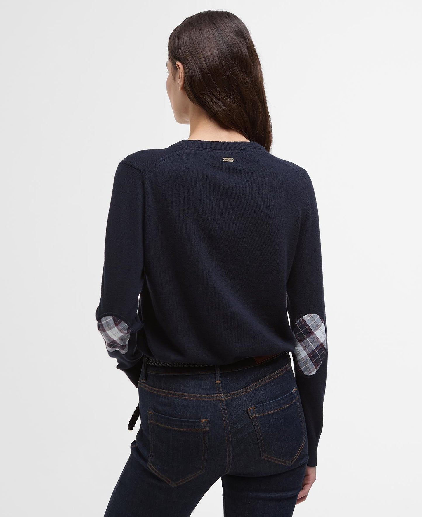 Barbour Lavender Knitted Jumper - Navy