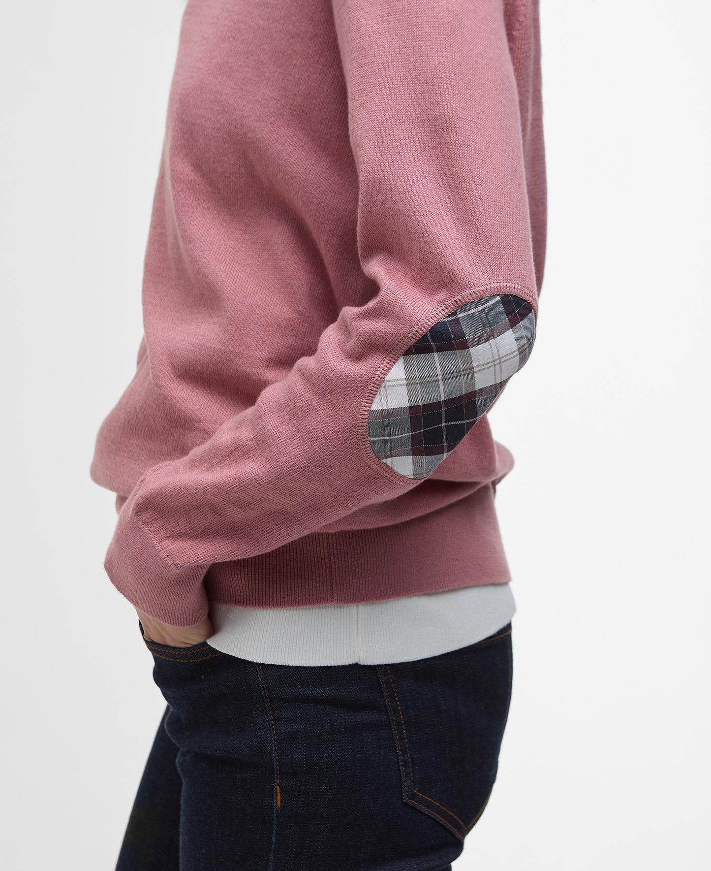 Barbour Lavender Knitted Jumper - Tea Rose