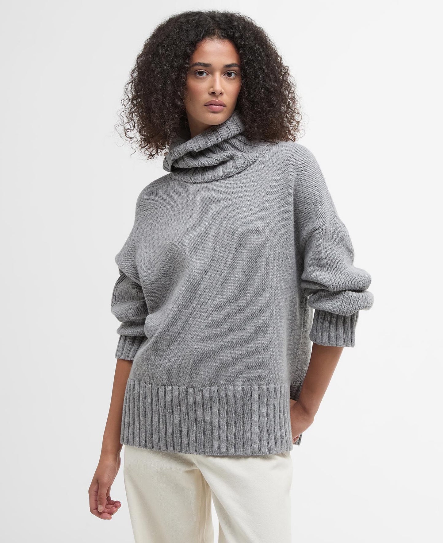 Barbour Josephine Knitted Jumper - Grey